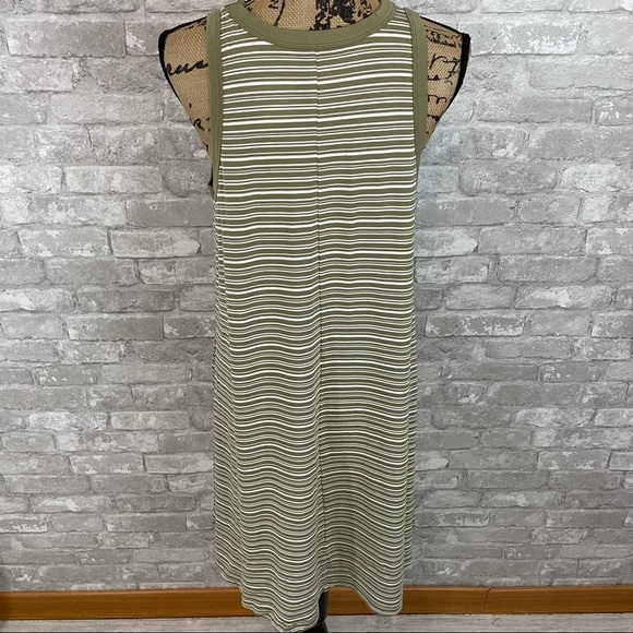 NWT A New Day Green Striped Tank Dress - Picture 3 of 5